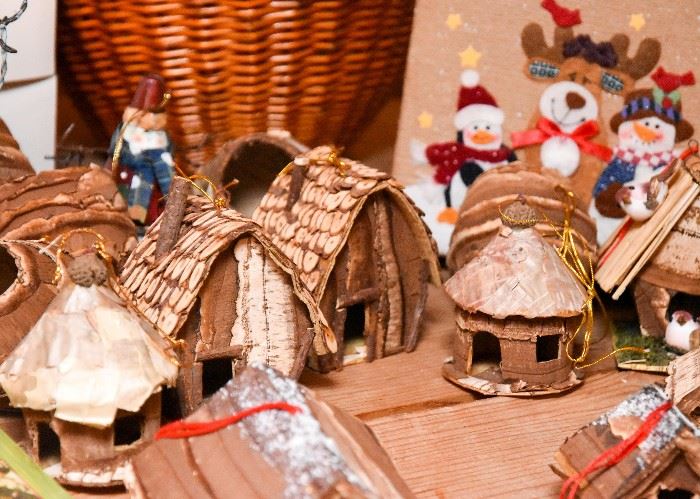 Birdhouse Christmas Ornaments