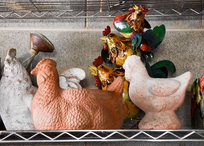 Chickens & Roosters - Garden Decor