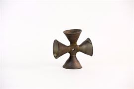 Maria Martinez Eames House Black Clay Doorbell