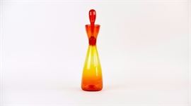 Blenko #564 L Decanter By Wayne Husted 1965