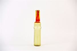 Blenko #5818 Decanter Tangerine W/ Cup