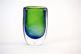 1960s Vicke Lindstrand Vase For Kosta Boda