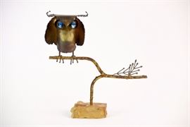 C. Jere Owl On Perch 1967