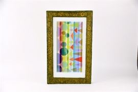 Michael Higgins "The War Between" Glass Wall Art