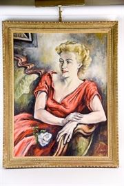 JACK KEIJO STEELE (1919-2003) OIL ON CANVAS