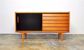 Nils Jonsson For Hugo Troeds Teak Credenza