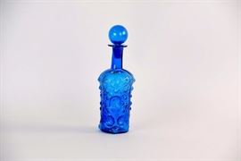Blenko #6819 By Joel Myers Textured Decanter