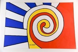 Alexander Calder Swril Lithograph