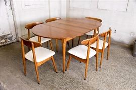 Mid Century Maple Dining Set