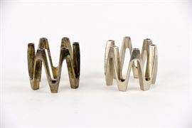Pair Of Dansk Candle Holders
