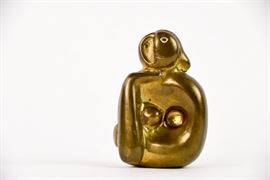 Bronze Picasso Style Sculpture