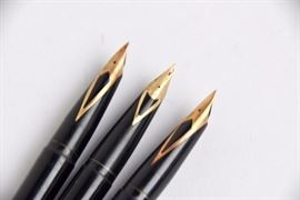 Three Sheaffer Fountain Pens
