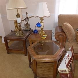 Tables and lighting