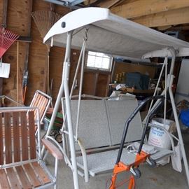 covered outdoor swing