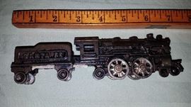 Sante Fe cast iron toy train