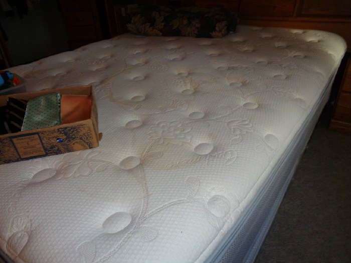 closeup of mattress
