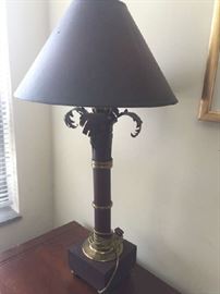 One of many designer lamps