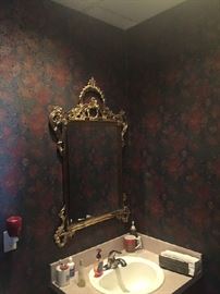 Designer bathroom mirror 
