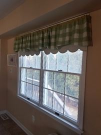 We've got windows along with some nice window treatments
