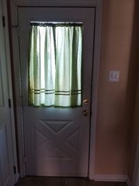 Several exterior doors