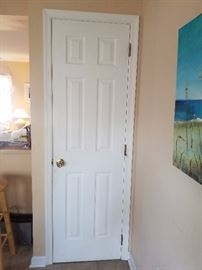Updated 6-panel interior doors throughout