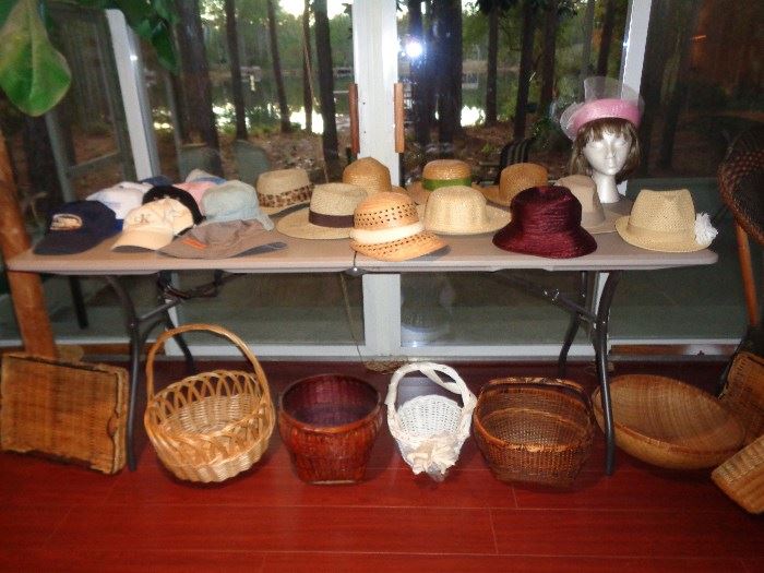 BASKETS AND HATS