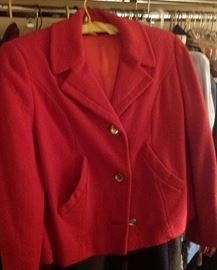 vintage red jacket
