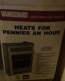 Vanguard gas heater