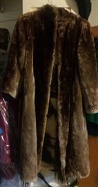 fur coat needs repair