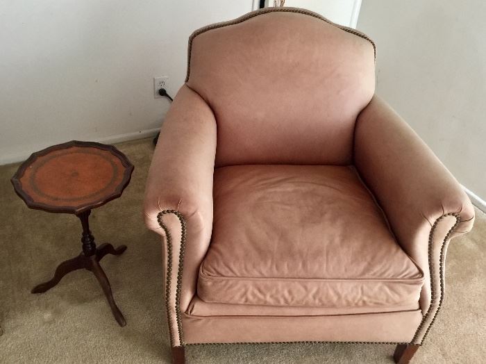 Vintage Italian Leather chair 