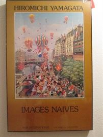 HIROMICHI YAMAGATA poster, SIGNED. 