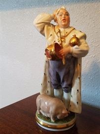 "The Swine Herd"  Bing & Grondahl Royal Copenhagen-Denmark 1962-1970