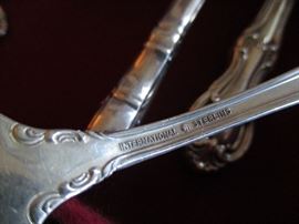 90 piece International Sterling flatware set. “Joan of Arc” pattern