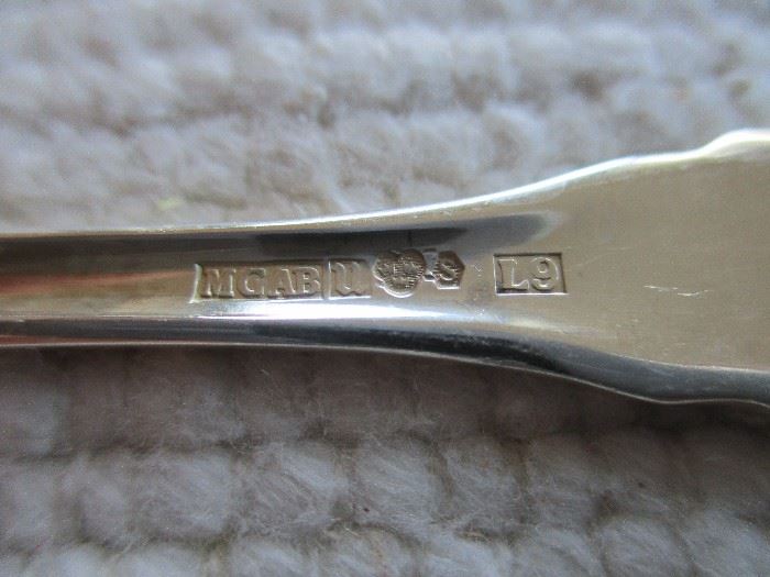 Swedish fine silver flatware
