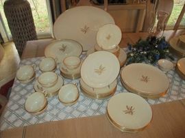 Vintage Lenox Wheat R-442 China set