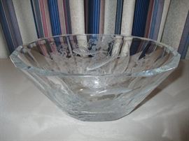 Kjellander cut glass vase