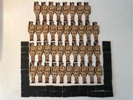 WWI Dough Boy cardboard toy soldiers