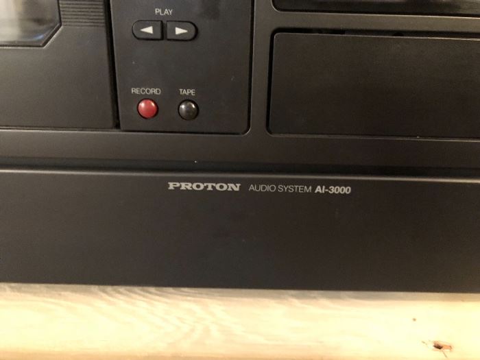 Proton Ai-3000 audio system with Adcom GFS-6 speaker selector