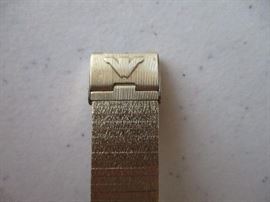 Vintage 10kt gf Wittnauer Dual-Time Zone wrist watch in working condition