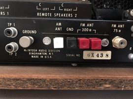 Vintage McIntosh Mac 1900 stereo receiver with original owners manuals
