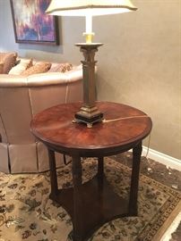 WOOD SIDE TABLE 