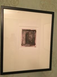 FILIPPO IOCO SMALL STONE RUBBED I & II ABSTRACT ART