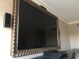 72"  TV WITH FRAME 
