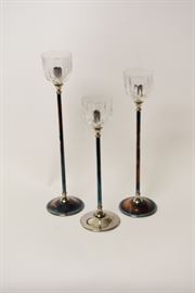 Tall  Stem Candle Holders