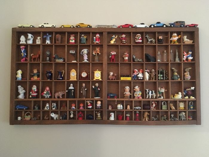 large collection of miniature figurines