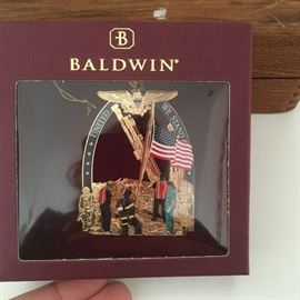 9/11 memorial BALDWIN Christmas ornament