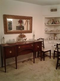 Lovely antique  mahogany buffet/side-board.