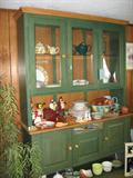 Ethan Allen China Cabinet/Hutch with Matching Table