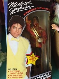 Michael Jackson Doll in Box.