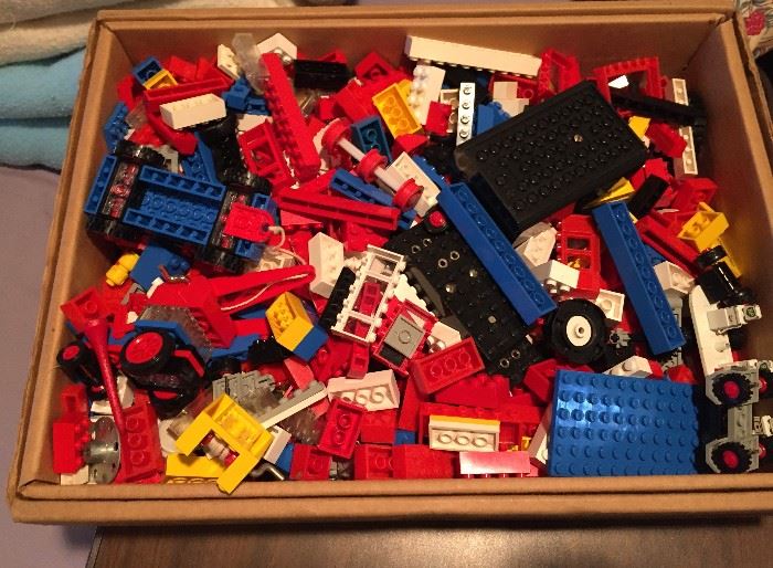Box of Legos.